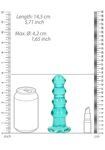 Shots Toys Crystal Clear 5.5 Inches Curvy Dildo/Plug