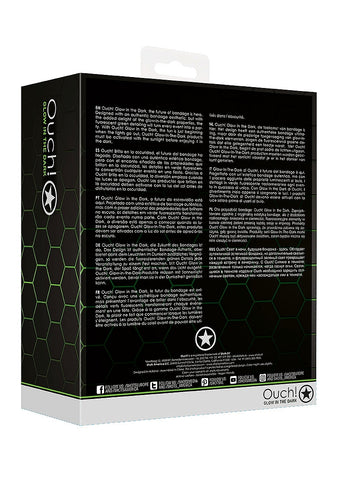Shots Toys Bed Bindings Restraint Kit Glow in the Dark - Bondage Kits