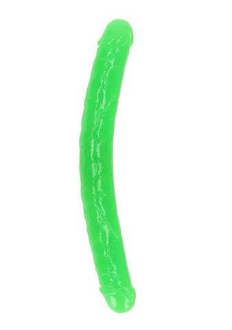 Shots Toys 15 Inch Glow in the Dark Neon Double Dong