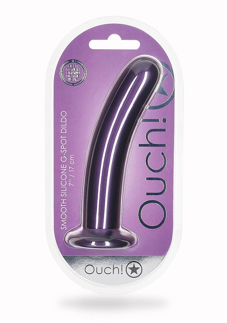 Shots Toys Smooth Silicone Suction G-Spot Dildo 17 cm - Non-Realistic Dildos