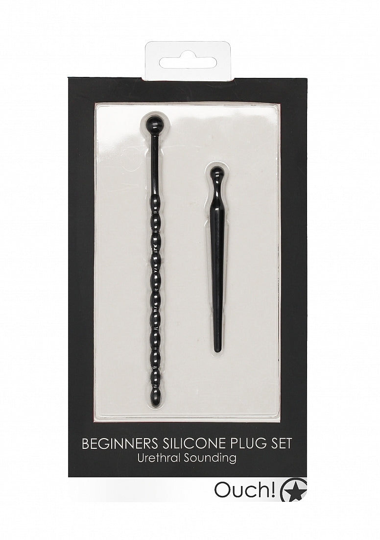 Shots Toys Silicone Urethral Beginners Plug Set 34 g - Urethral Sounds