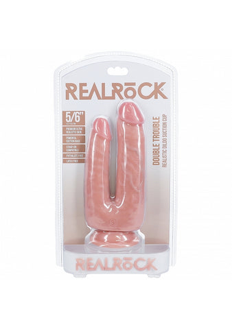 RealRock Ultra Realistic Skin Double Trouble Dildo 5/6 Inch