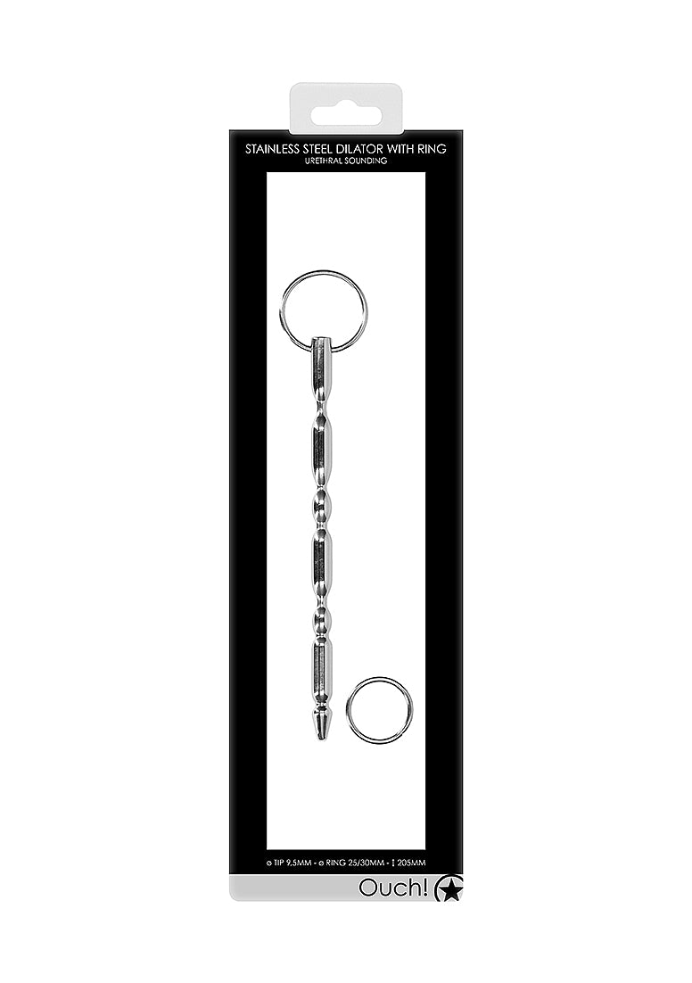 Shots Toys Urethral Sounding Stainless Steel Mens Dilator - Urethral Sounds
