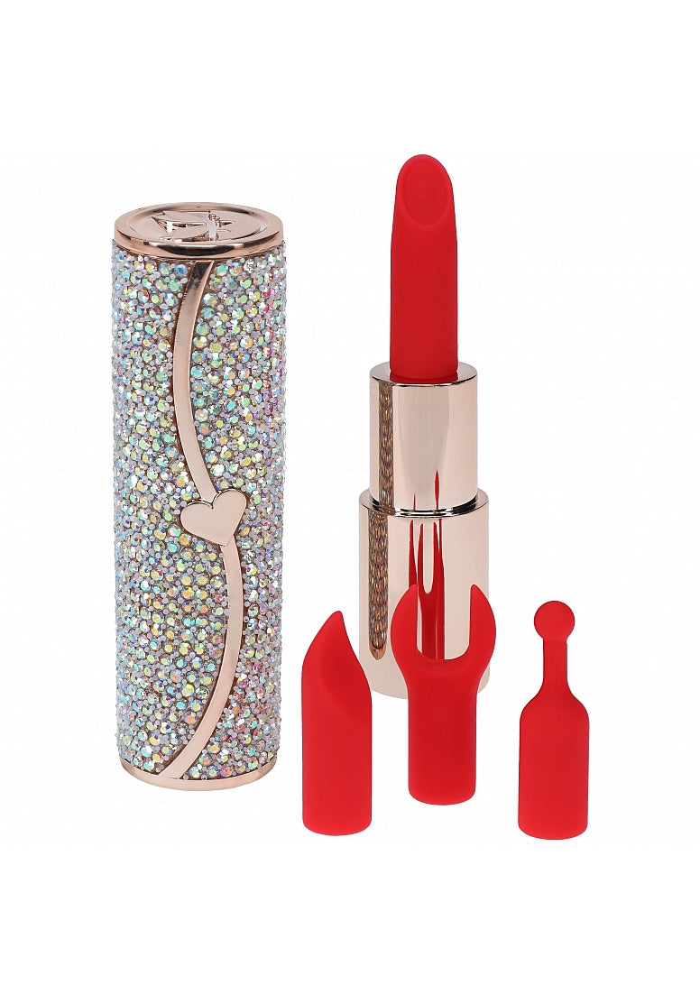 Shots Loveline Sparkle 10 Functions Lipstick Vibrator - Iridescent - Personal Massagers