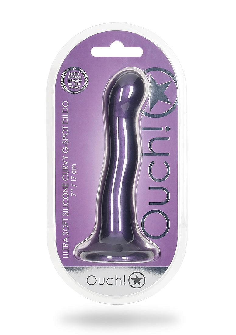 Shots Toys Ultra Soft Silicone Curvy G-Spot Dildo 17 cm - Non-Realistic Dildos