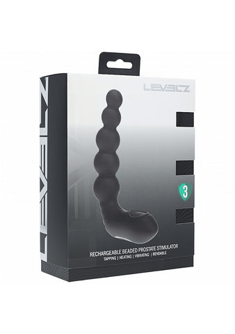 Shots Levelz Rechargeable Heated Beaded Prostate Massager - Prostate Toys