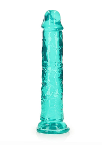 Shots Toys Straight 7 Inch Crystal Clear Dildo With No Balls
