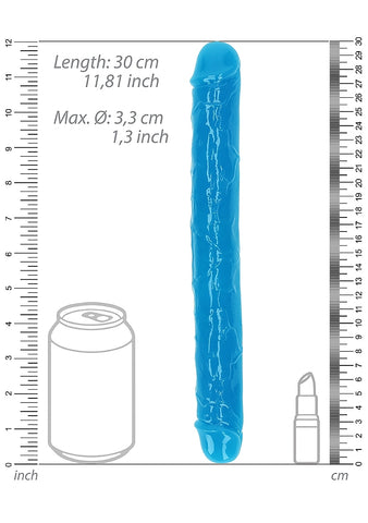 Shots Toys 12 Inch Glow in the Dark Neon Double Dong