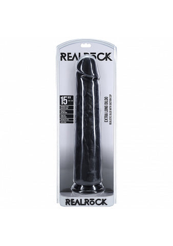 Shots Toys Realrock Extra Large No Balls Realistic Skin Dildo 38cm Extreme Size - Realistic Dildos