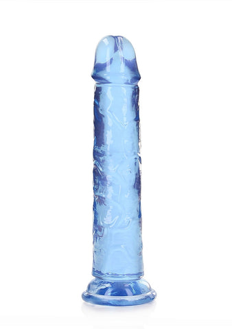 Shots Toys Straight 7 Inch Crystal Clear Dildo With No Balls
