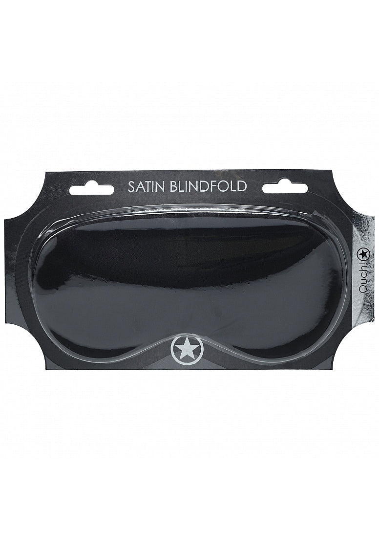 Shots Toys OUCH! Bondage Play Satin Eye Mask - Masks And Blindfolds