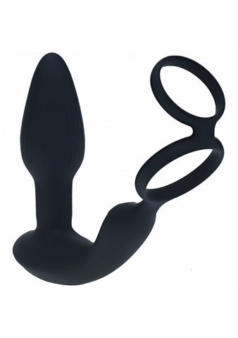 Levelz Dual Motor Prostate Stimulator with Cock Ring - Prostate Toys