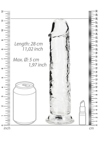 Shots REALROCK 28 cm Realistic Straight Dildo