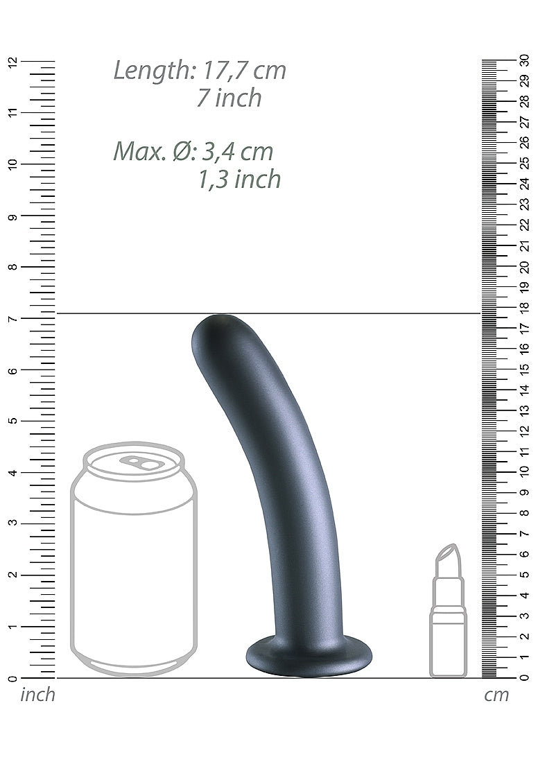 Shots Toys Smooth Silicone Suction G-Spot Dildo 17 cm - Non-Realistic Dildos