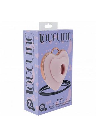 Shots Loveline Luvie AirTapTech 10 Speed Clitoral Vibrator - Clit Ticklers and Pulsators