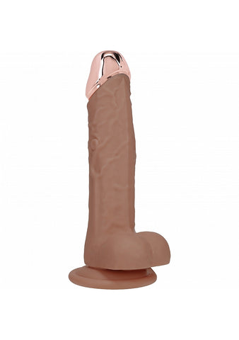 Shots REALROCK Metal Head 6 Inch Realistic Vibrating Dildo