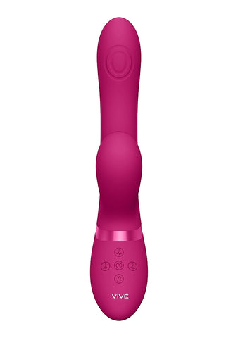Shots Hide Pulse & Airwave Technology Rabbit Vibrator - Rabbit Vibrators