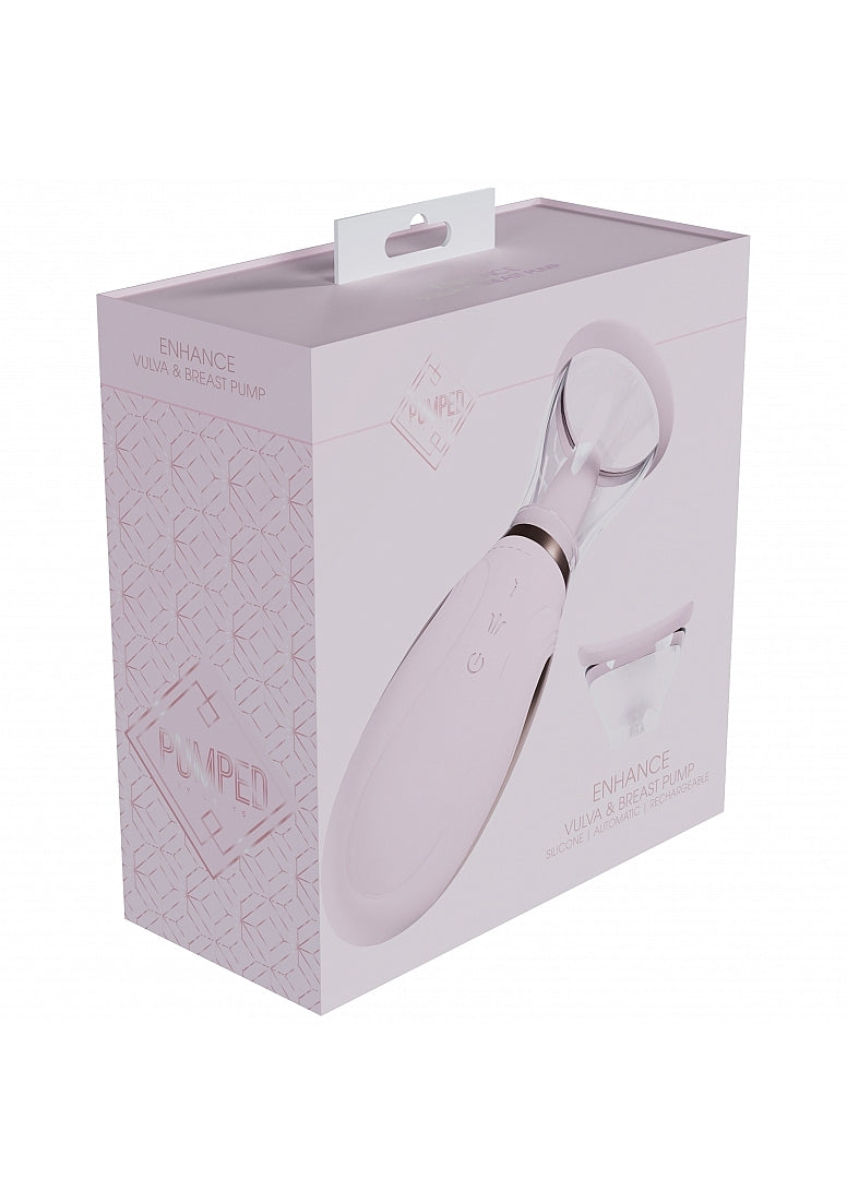 Shots Pumped Enhance Automatic Silicone Vulva & Breast Pump - Breast and Nipple Toys