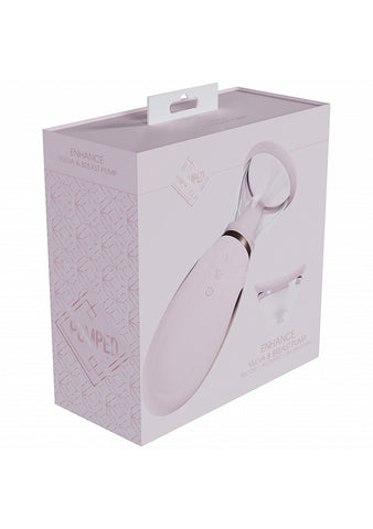 Shots Pumped Enhance Automatic Silicone Vulva & Breast Pump - Breast and Nipple Toys