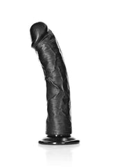Realrock Curved Suction Cup Realistic Dong 20.5 cm - - Realistic Dildos