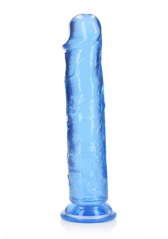 Shots Toys Realrock Crystal Clear 10 Inch Dildo Straight No Balls TPE Material - Realistic Dildos