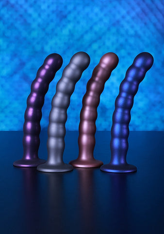 Shots Toys Beaded Suction Cup G-Spot Dildo 16.5 cm - Non-Realistic Dildos
