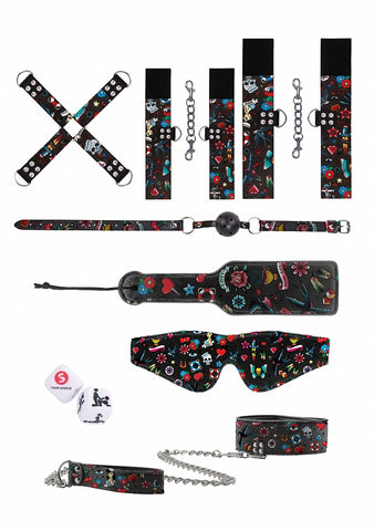 Shots Toys Old School Tattoo Bondage Kit - Bondage Kits