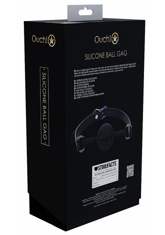 Shots Ouch! Venice Collection Silicone Bondage Ball Gag