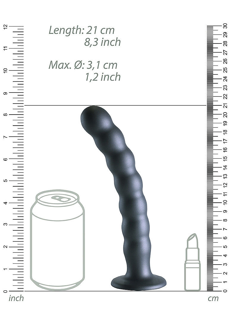 Shots Toys Suction Base Beaded G-Spot Dildo 20.5 cm - Non-Realistic Dildos