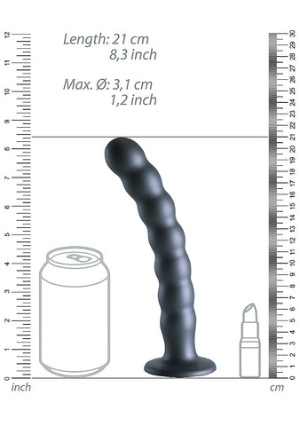 Shots Toys Suction Base Beaded G-Spot Dildo 20.5 cm - Non-Realistic Dildos
