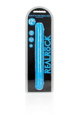 Shots Toys 12 Inch Glow in the Dark Neon Double Dong
