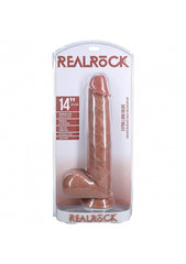 Realrock Extra Large Straight D/ildo with Balls 35.5cm - - Realistic Dildos
