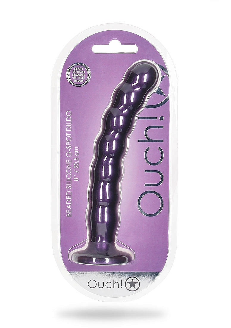 Shots Toys Suction Base Beaded G-Spot Dildo 20.5 cm - Non-Realistic Dildos
