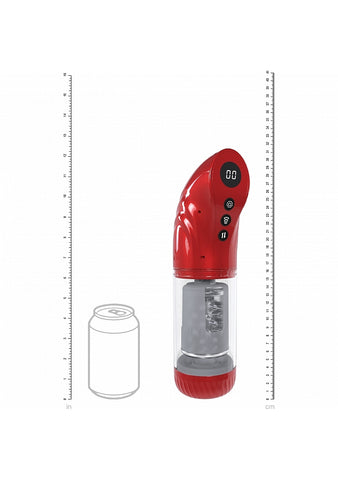 Shots PUMPED StrokeMate Rotating & Thrusting Masturbator - Masturbators and Strokers