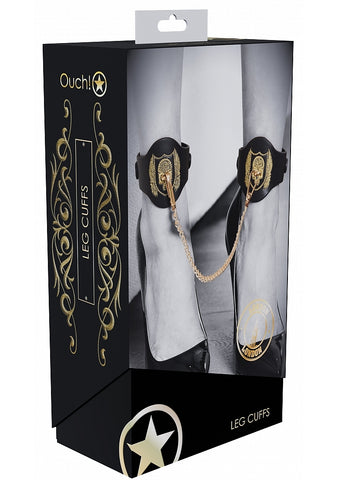 Shots Toys Ouch! London Collection Bondage Leg Cuffs