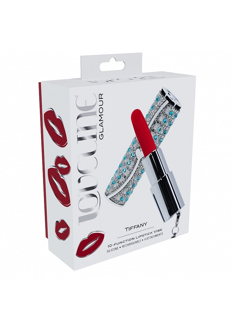 Shots Loveline Tiffany 10 Functions Lipstick Vibrator - - Personal Massagers