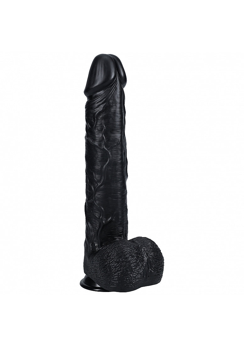 Realrock Extra Large Realistic d/ong with Balls 38cm - - Realistic Dildos