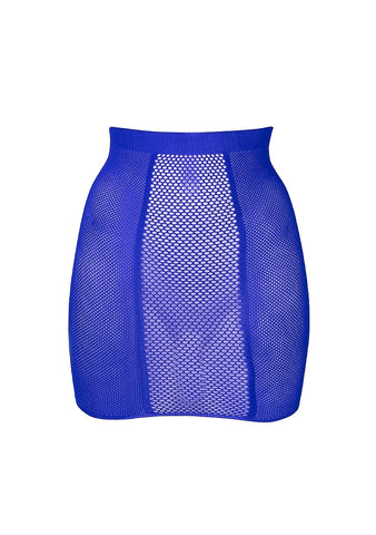 Shots Toys High Waist Sexy Fishnet Skirt One Size - Fishnet and Thigh Highs