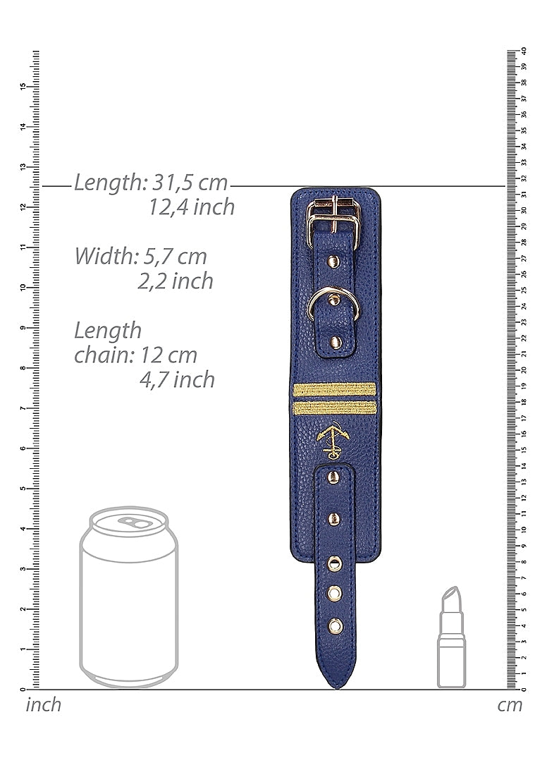 Shots Toys Sailor Theme Bondage Wrist Cuffs - - Cuffs And Restraints