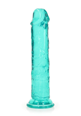 Shots Toys Straight 7 Inch Crystal Clear Dildo With No Balls