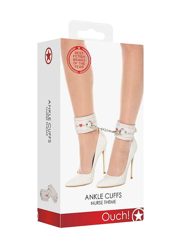 Shots Toys Nurse Theme Fetish Play Ankle Cuffs - Cuffs And Restraints