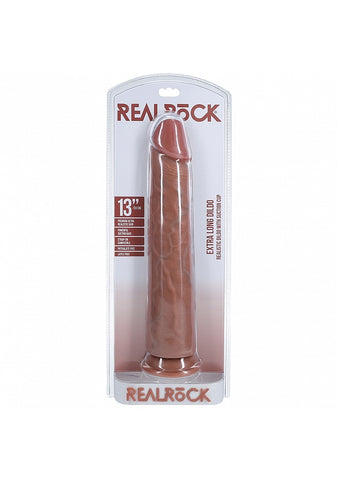 Shots Toys Realrock Extra Large No Balls Realistic Cock 33cm with Suction Cup - Realistic Dildos