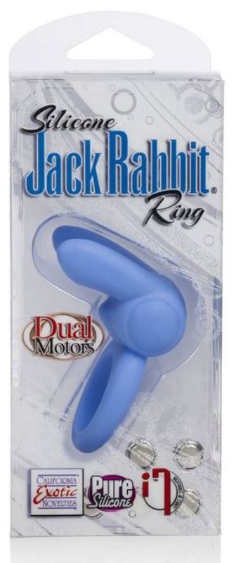 Siicone Jack Rabbit Ring - - Vibrating Cock Rings