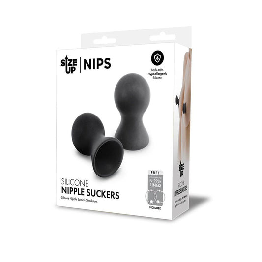 Size Up Silicone Nipple Suckers - - Nipple and Clit Clamps