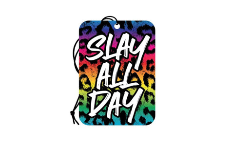 Wood Rocket Slay All Day Novelty Air Freshener - Party Gifts and Novelties