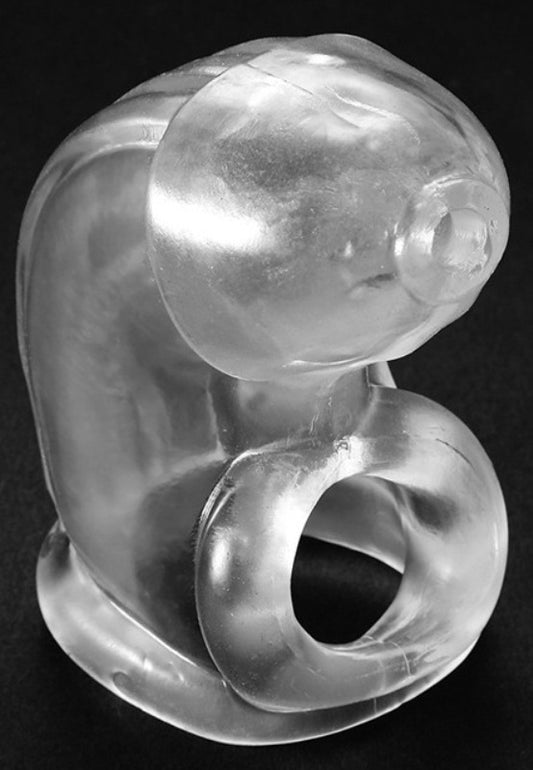 Soft Material Cock and Ball Chastity Cage