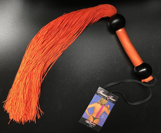 Sportsheets Large Rubber Whip Orange - - Whips And Crops