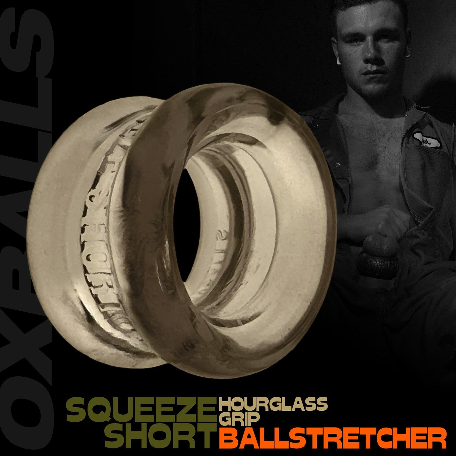Oxballs Squeeze Short Hourglass Mens Ball Stretcher - Ball Stretchers and Crushers
