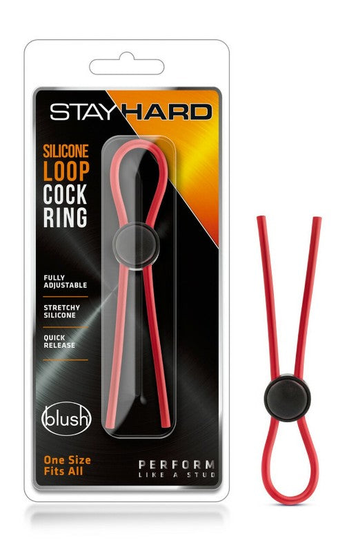 Stay Hard Silicone Loop Cock Ring
