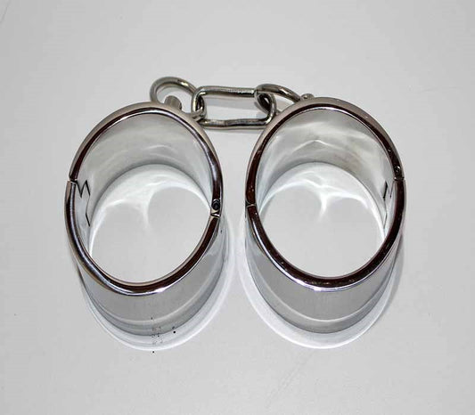 Steel Lust Cuffs with Chain - - Cuffs And Restraints